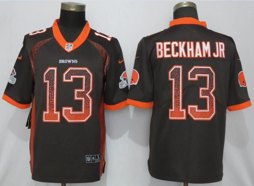 Men Cleveland Browns 13 Beckham jr brown Nike Vapor Untouchable Drift Fashion NFL Jerseys